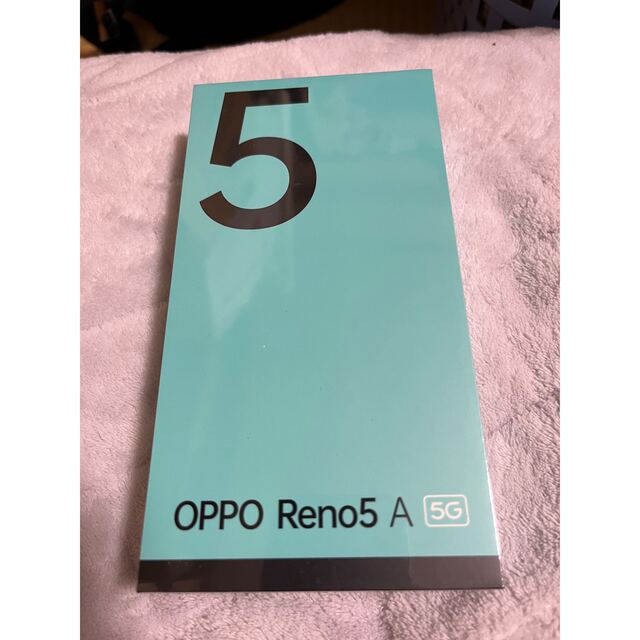 OPPOReno5A【新品未開封】OPPO Reno5 A SIMフリー アイスブルー