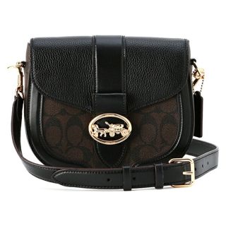 コーチ(COACH)の新品 コーチ COACH ショルダーバッグ SADDLE BAG ブラウン 茶(ショルダーバッグ)