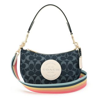 コーチ(COACH)の新品 コーチ COACH ショルダーバッグ DEMPSEY SHOULDER BAG ブルー 青(ショルダーバッグ)