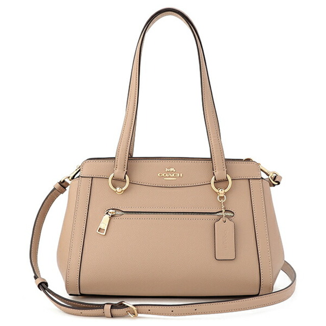 新品 コーチ COACH ハンドバッグ カイリー キャリーオール ベージュ-