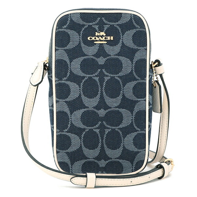 COACH(コーチ)の新品 コーチ COACH ショルダーバッグ ノースサウス クロスボディ ブルー 青 レディースのバッグ(ショルダーバッグ)の商品写真