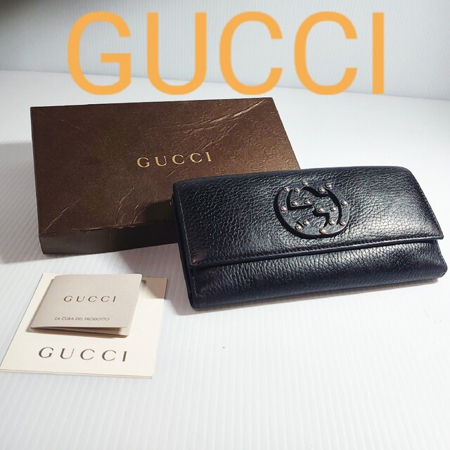 Gucci極美品✨グッチ 長財布 GGキャンバス Wホック 新入荷 www