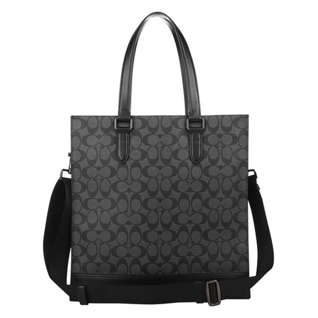 COACH - 新品 コーチ COACH トートバッグ STRUCTURED TOTE チャコール