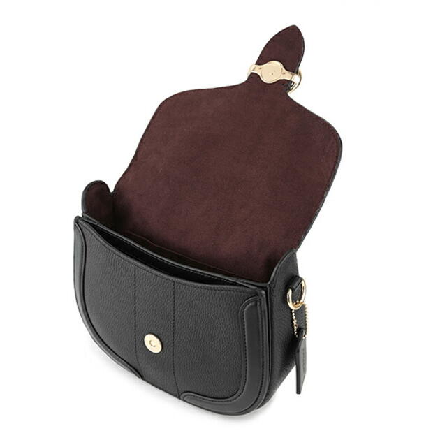 COACH(コーチ)の新品 コーチ COACH ショルダーバッグ SADDLE BAG ブラック 黒 レディースのバッグ(ショルダーバッグ)の商品写真