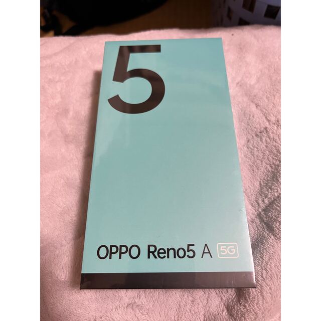 【新品未開封】OPPO Reno5 A SIMフリー シルバーブラックモデル