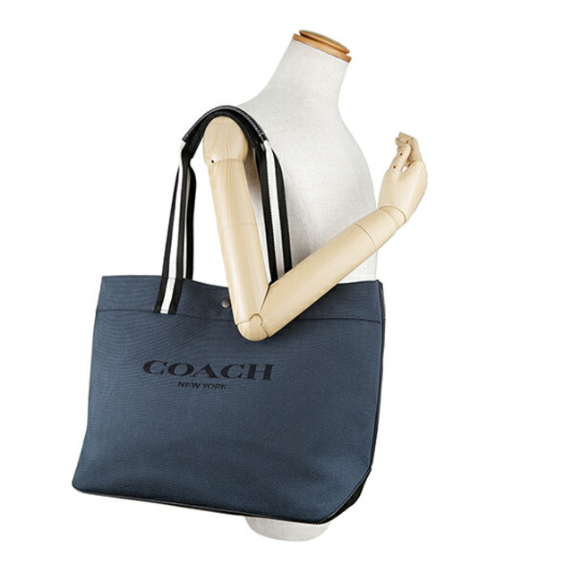 COACH(コーチ)の新品 コーチ COACH トートバッグ TOTE 38 ネイビー 紺 レディースのバッグ(トートバッグ)の商品写真