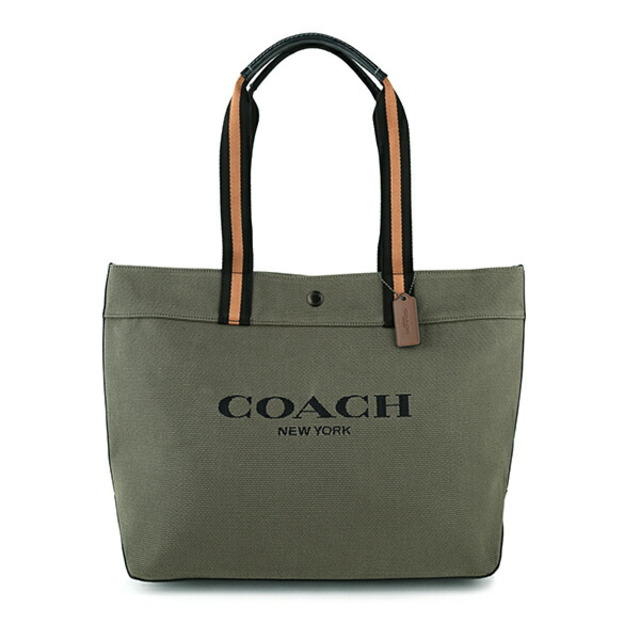 新品 コーチ COACH トートバッグ TOTE 38 カーキ約850gMOSS本体