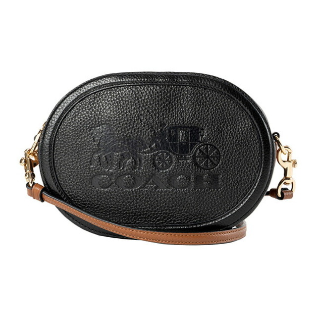 新品 コーチ COACH ショルダーバッグ エンボス レザー ホース