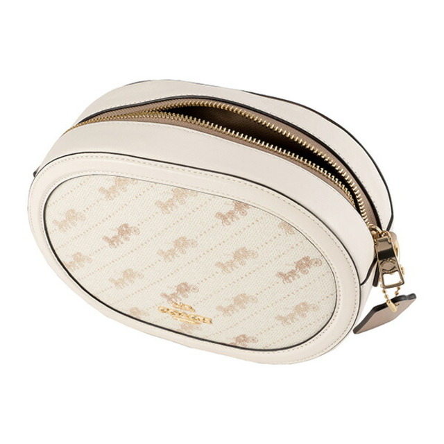 新品 コーチ COACH ショルダーバッグ カメラバッグ クロスボディ アイボリー系