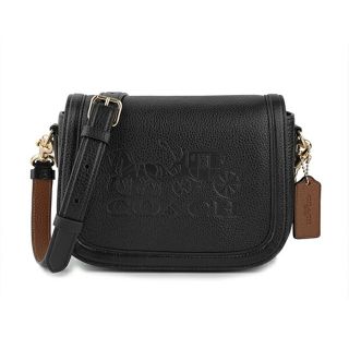 コーチ(COACH)の新品 コーチ COACH ショルダーバッグ SADDLE BAG ブラック 黒(ショルダーバッグ)