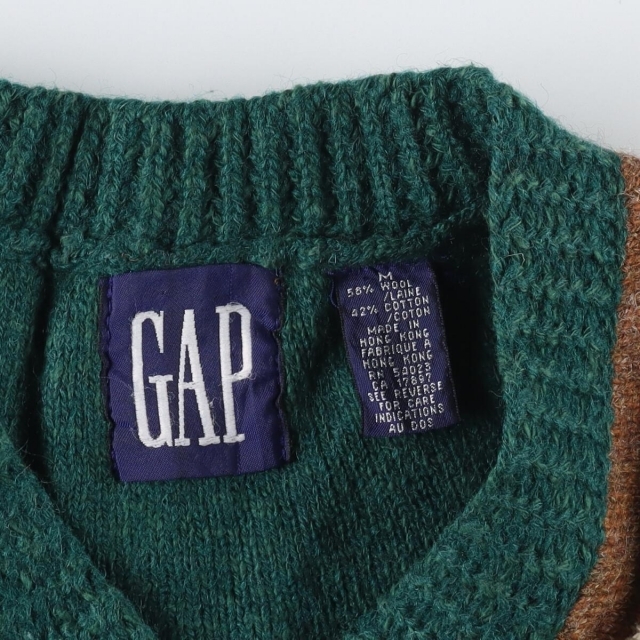 GAP - 古着 90年代 ギャップ GAP オールドギャップ チルデンニット