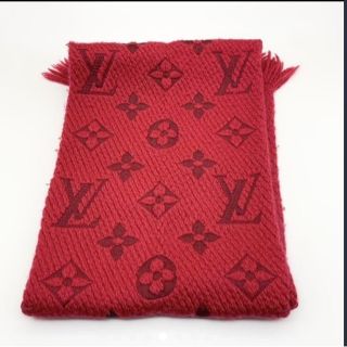 ヴィトン(LOUIS VUITTON) マフラー/ショール(レディース)(レッド/赤色