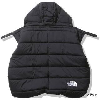 ザノースフェイス(THE NORTH FACE)のザ・ノース・フェイス ベビーシェルブランケット NNB72201 K ブラック(おくるみ/ブランケット)