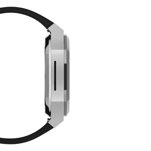 Daniel Wellington(ダニエルウェリントン)の✨匿名配送✨ダニエルウェリントン　Apple Watchケース　シルバー メンズの時計(腕時計(デジタル))の商品写真