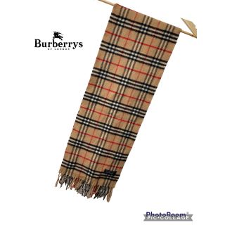 バーバリー(BURBERRY)の【大人気】BURBERRYS ノバチェック　ラムウール　マフラー　ベージュ(マフラー/ショール)