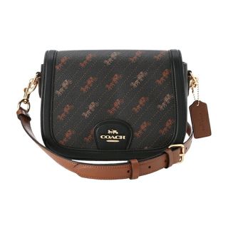 コーチ(COACH)の新品 コーチ COACH ショルダーバッグ サドル バッグ ブラック 黒(ショルダーバッグ)