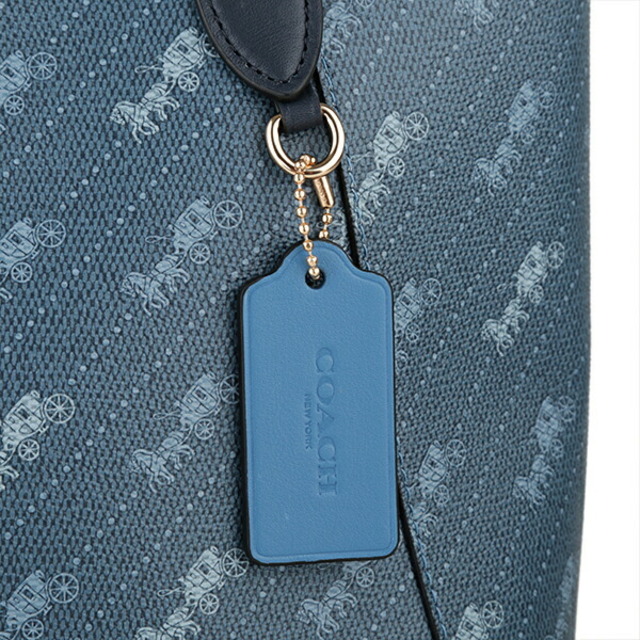COACH - 新品 コーチ COACH トートバッグ TOTE BAG ブルー 青の COACH - 新品 コーチ COACH トートバッグ TOTE BAG ブルー 青の