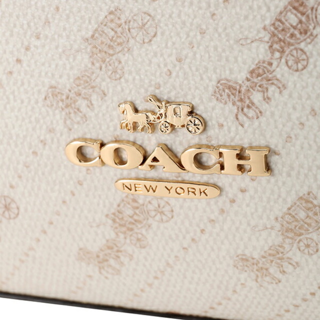 COACH(コーチ)の新品 コーチ COACH トートバッグ ホースアンドキャリッジ トート アイボリー系 レディースのバッグ(トートバッグ)の商品写真