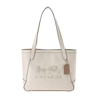 コーチ(COACH)の新品 コーチ COACH トートバッグ ホースアンドキャリッジ トート ホワイト 白(トートバッグ)