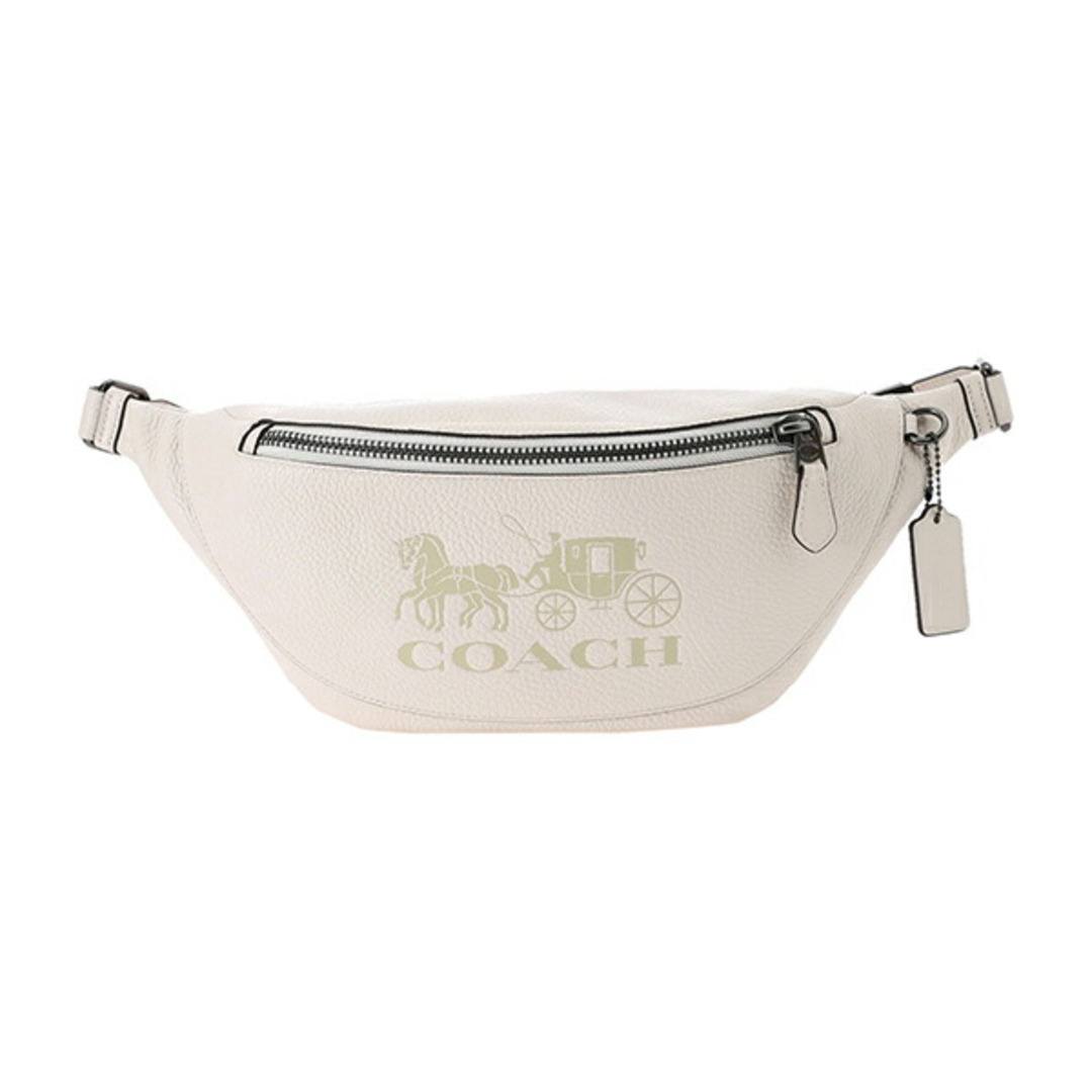 新品 コーチ COACH ウエストバッグ・ボディバッグ ワーレン ベルト バッグ ホワイト 白