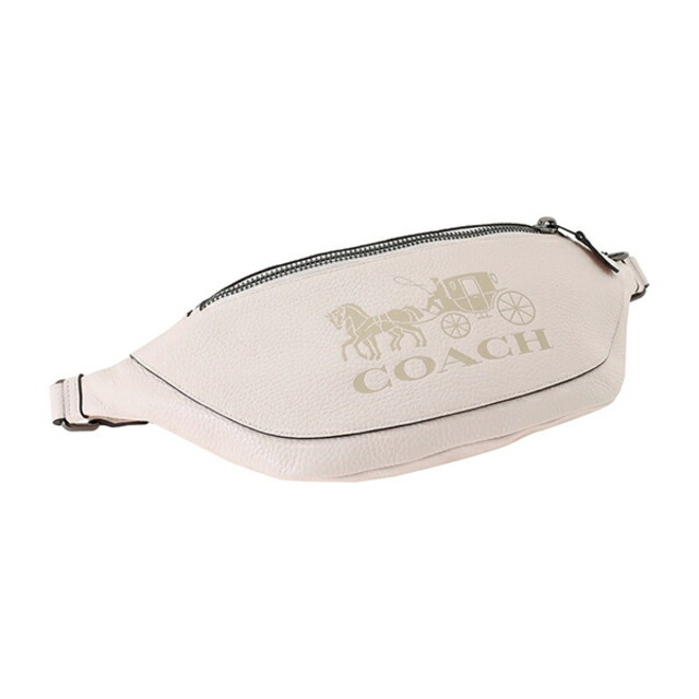 新品 コーチ COACH ウエストバッグ・ボディバッグ ワーレン ベルト バッグ ホワイト 白