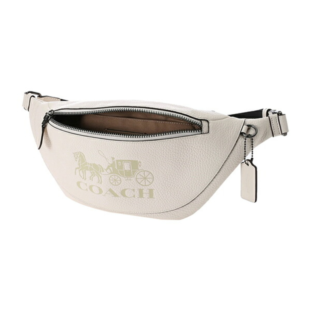 新品 コーチ COACH ウエストバッグ・ボディバッグ ワーレン ベルト バッグ ホワイト 白