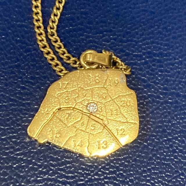 LOUIS VUITTON ルイヴィトン コリエマップ ネックレス ☆人気商品☆-