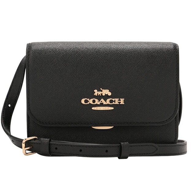 COACH(コーチ)の新品 コーチ COACH ショルダーバッグ ミニ ブリン クロスボディ ブラック 黒 ゴールド レディースのバッグ(ショルダーバッグ)の商品写真