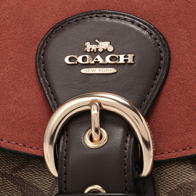 COACH(コーチ)の新品 コーチ COACH リュックサック SUEDE KLEO BKP ブラウン 茶 レディースのバッグ(リュック/バックパック)の商品写真