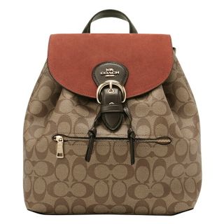 コーチ(COACH)の新品 コーチ COACH リュックサック SUEDE KLEO BKP ブラウン 茶(リュック/バックパック)