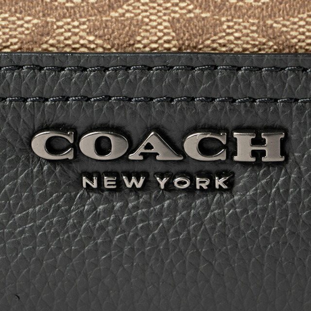 COACH(コーチ)の新品 コーチ COACH リュックサック バックパック ブロックド シグネチャー キャンバス ブラウン 茶 レディースのバッグ(リュック/バックパック)の商品写真