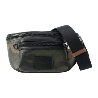 コーチ(COACH)の新品 コーチ COACH ウエストバッグ・ボディバッグ BELT BAG IN SIGNATURE CANVAS WITH CAMO PRINT グリーン 緑(ボディーバッグ)