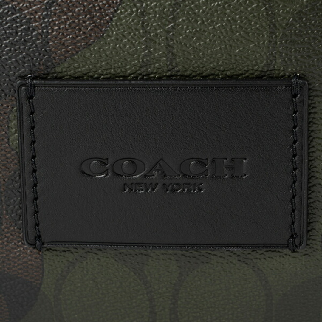 COACH(コーチ)の新品 コーチ COACH リュックサック BACKPACK IN SIGNATURE CANVAS WITH CAMO PRINT グリーン 緑 メンズのバッグ(バッグパック/リュック)の商品写真
