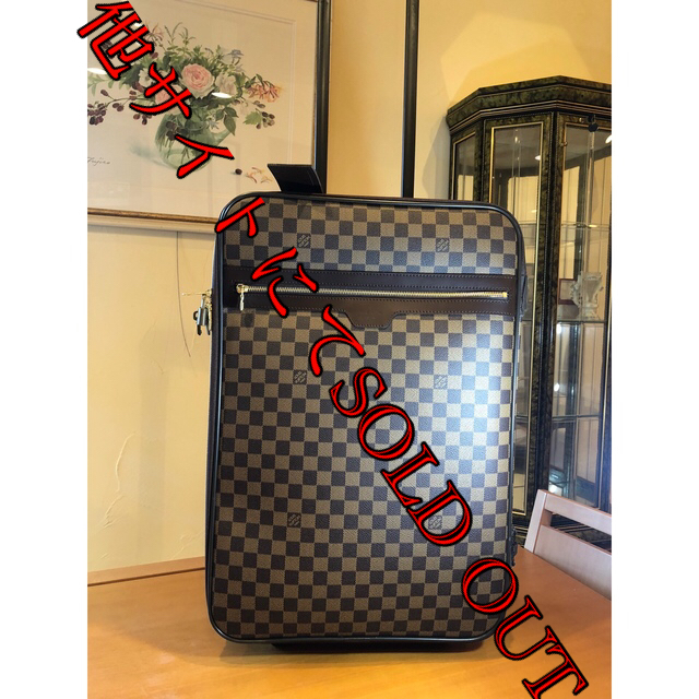 注目 LOUIS VUITTON - ルイヴィトン❤️ダミエ ペガス55 茶系ダミエ柄