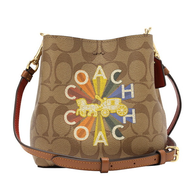 COACH - 新品 コーチ COACH ショルダーバッグ ラディアル レインボー