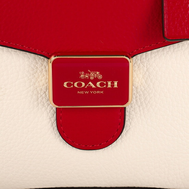 COACH(コーチ)の新品 コーチ COACH ショルダーバッグ COLORBLOCK MINI PEPPER CROSSBODY レッド 赤 レディースのバッグ(ショルダーバッグ)の商品写真