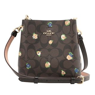 コーチ(COACH)の新品 コーチ COACH ショルダーバッグ ヴィンテージローズ ミニタウンバケット ブラウン 茶(ショルダーバッグ)