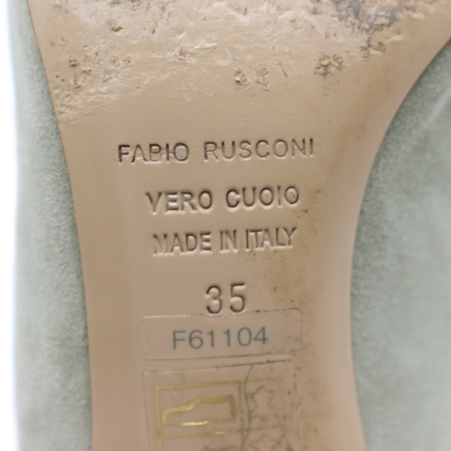 FABIO RUSCONI(ファビオルスコーニ)のファビオルスコーニ パンプス スエードレザー ポインテッドトゥパンプス イタリア製 シューズ レディース 35サイズ グレー FABIO RUSCONI レディースの靴/シューズ(ハイヒール/パンプス)の商品写真