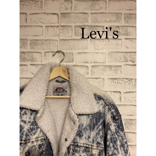 ケミカルウォッシュLEVI'S ヴィンテージ デニムジャケット ジージャン レア リーバイス