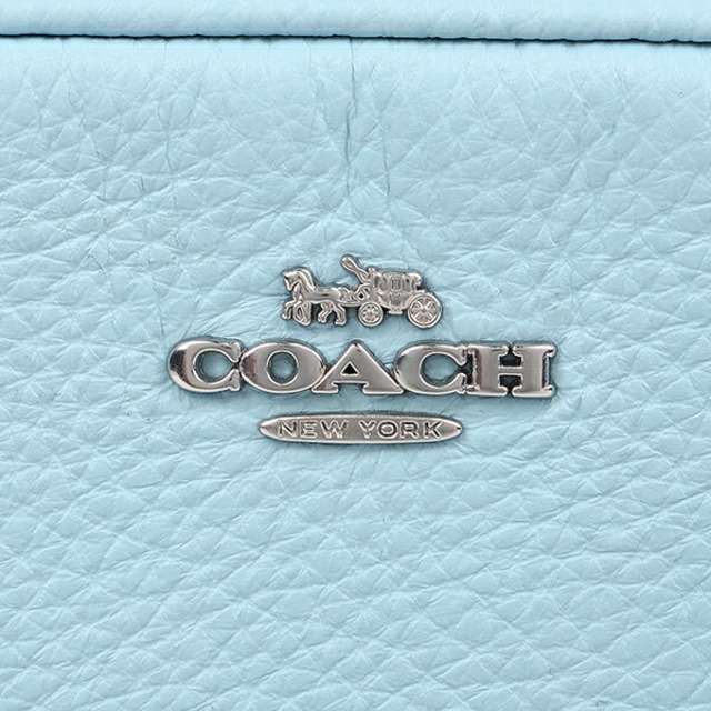 COACH(コーチ)の新品 コーチ COACH リュックサック ミニ コート バックパック パウダーブルー レディースのバッグ(リュック/バックパック)の商品写真