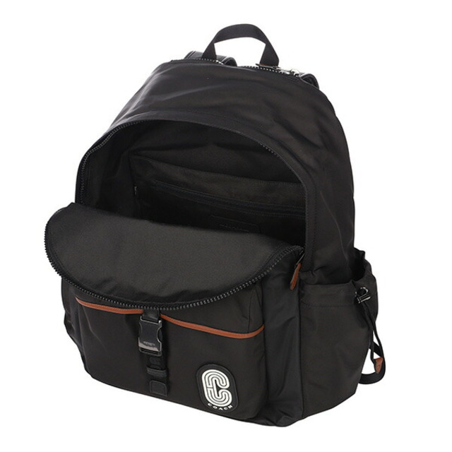 COACH(コーチ)の新品 コーチ COACH リュックサック ナイロン バックパック ブラック レディースのバッグ(リュック/バックパック)の商品写真
