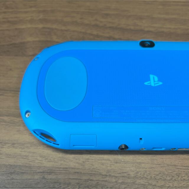 PlayStation Vita(プレイステーションヴィータ)の★本体美品★ PlayStation Vita アクアブルー エンタメ/ホビーのゲームソフト/ゲーム機本体(携帯用ゲーム機本体)の商品写真