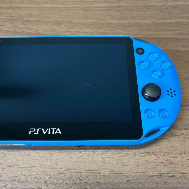 PlayStation Vita(プレイステーションヴィータ)の★本体美品★ PlayStation Vita アクアブルー エンタメ/ホビーのゲームソフト/ゲーム機本体(携帯用ゲーム機本体)の商品写真