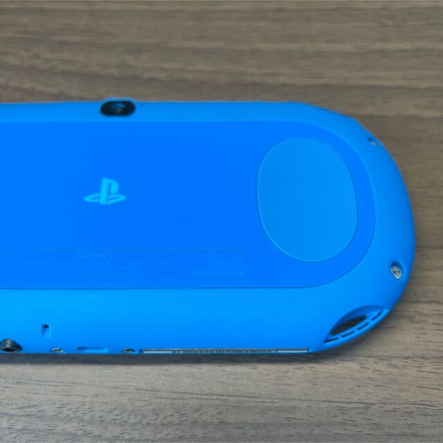 PlayStation Vita(プレイステーションヴィータ)の★本体美品★ PlayStation Vita アクアブルー エンタメ/ホビーのゲームソフト/ゲーム機本体(携帯用ゲーム機本体)の商品写真