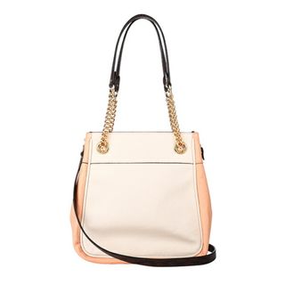 コーチ(COACH)の新品 コーチ COACH トートバッグ CAMMIE CHAIN BUCKET BAG ホワイト ベージュ ゴールド(トートバッグ)