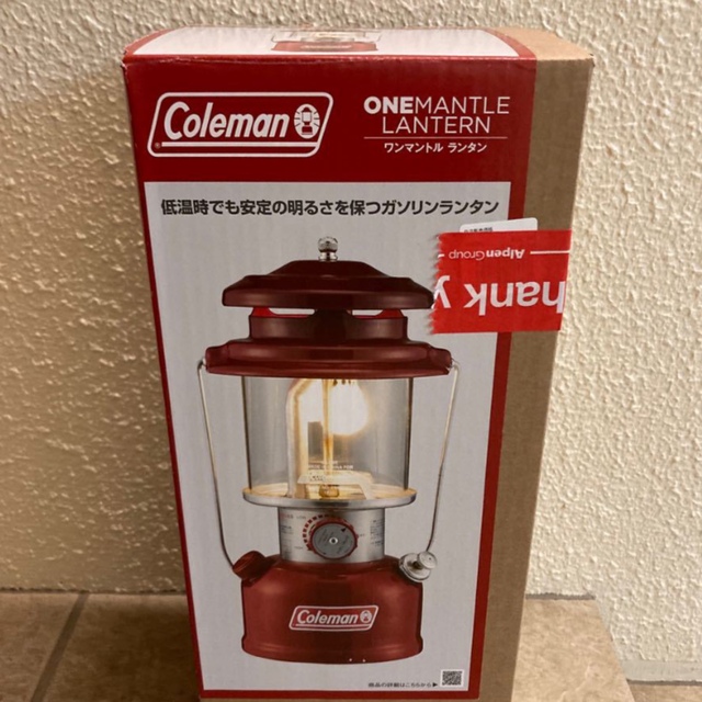 コールマン(Coleman) ガソリンランタン ワンマントルランタン レッド