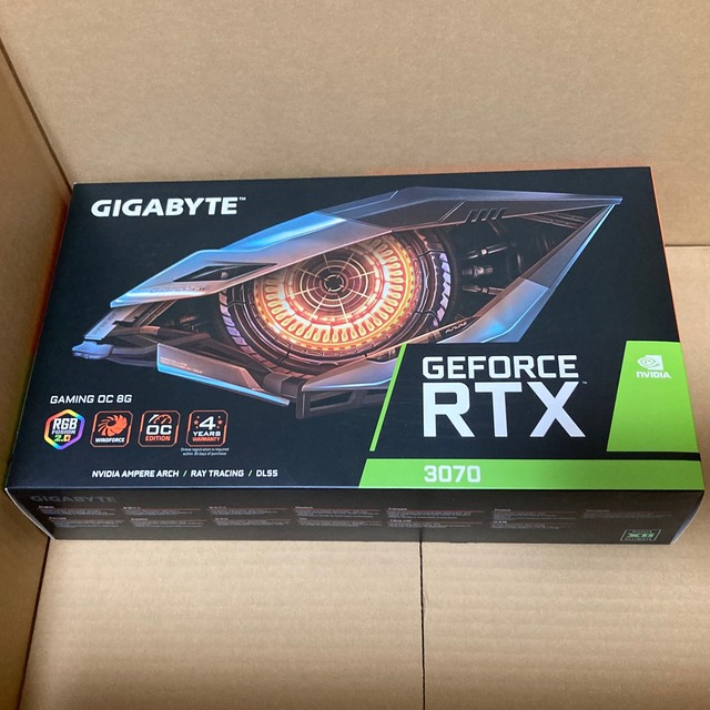 ビデオカード非LHR GeForce RTX 3070 GAMING OC 8G