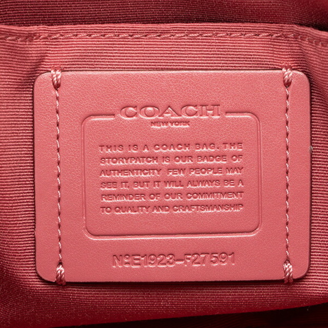 COACH(コーチ)の新品 コーチ COACH ハンドバッグ ミニ シエラ サッチェル レッド系 ピンク系 レディースのバッグ(ハンドバッグ)の商品写真