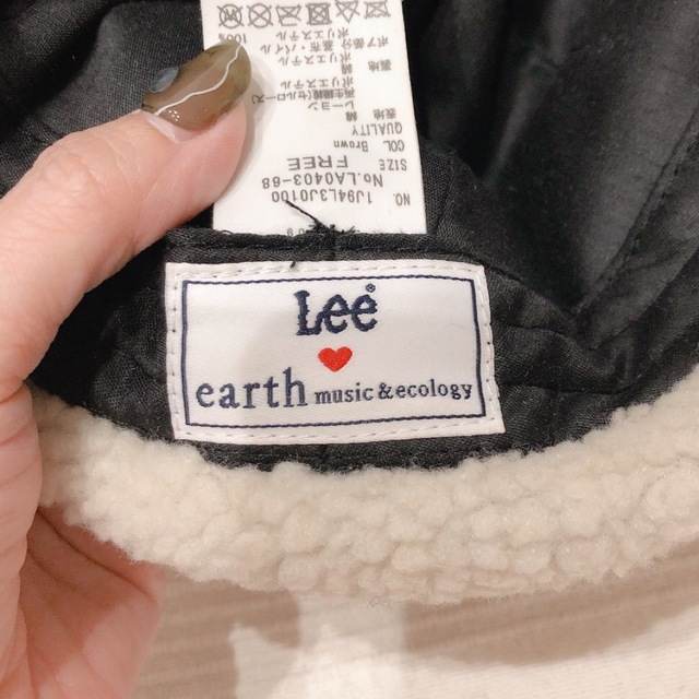 earth music & ecology(アースミュージックアンドエコロジー)のLee フライトキャップ　帽子 レディースの帽子(キャップ)の商品写真