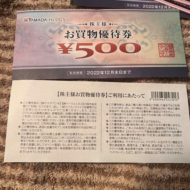 26500円分 ヤマダ電機 タカラレーベン株主優待券 チケットの優待券/割引券(ショッピング)の商品写真